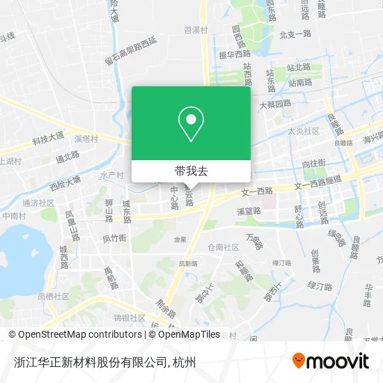 浙江华正新材料股份有限公司地图