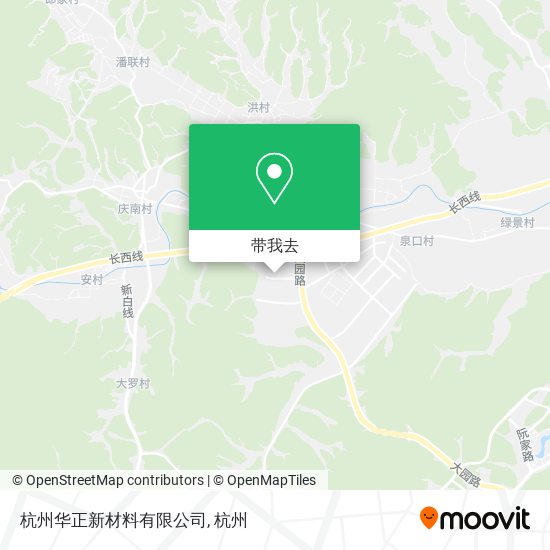 杭州华正新材料有限公司地图