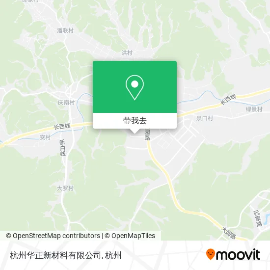 杭州华正新材料有限公司地图