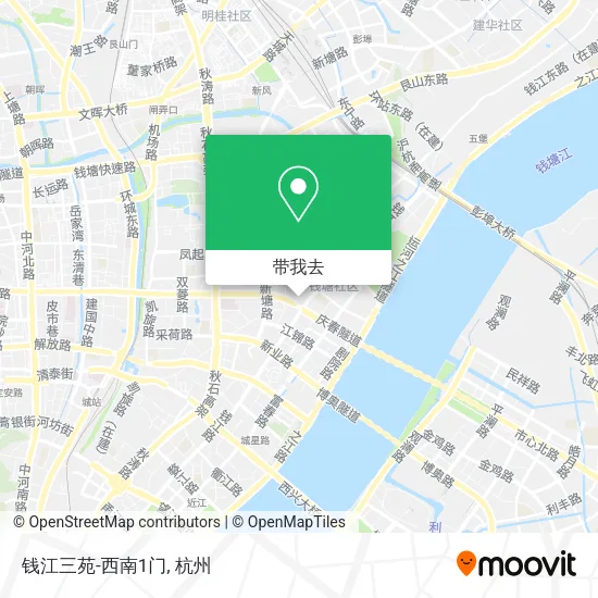 钱江三苑-西南1门地图