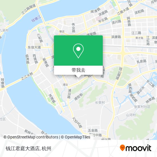 钱江君庭大酒店地图
