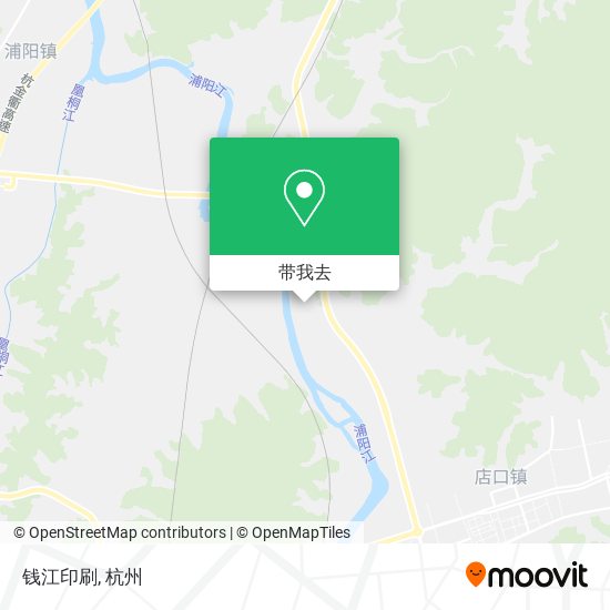 钱江印刷地图