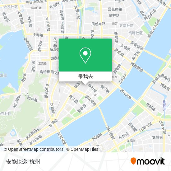安能快递地图