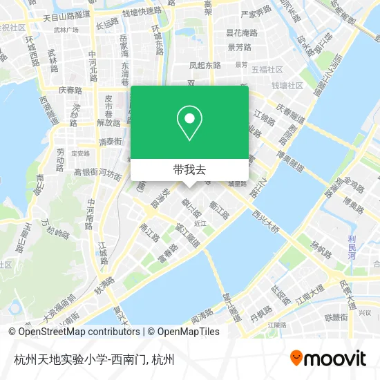 杭州天地实验小学-西南门地图