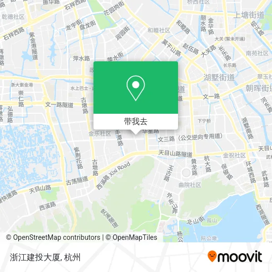 浙江建投大厦地图