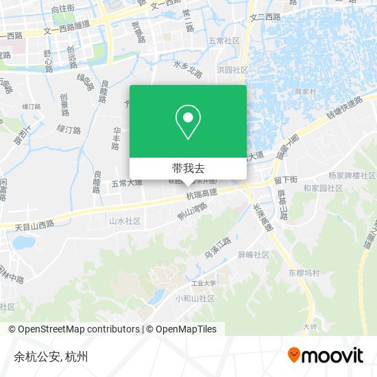 余杭公安地图
