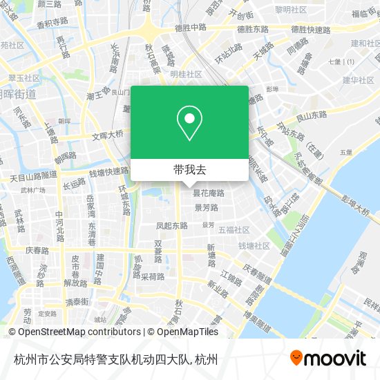 杭州市公安局特警支队机动四大队地图
