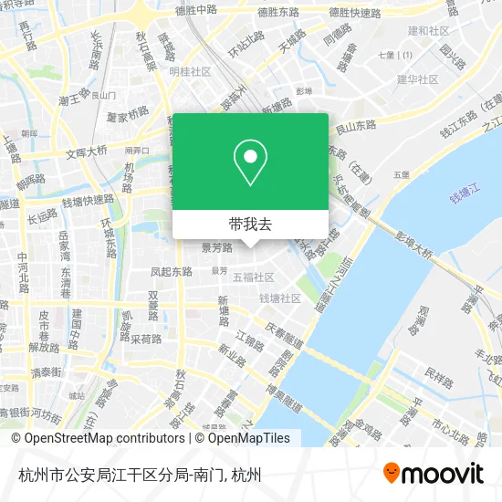杭州市公安局江干区分局-南门地图