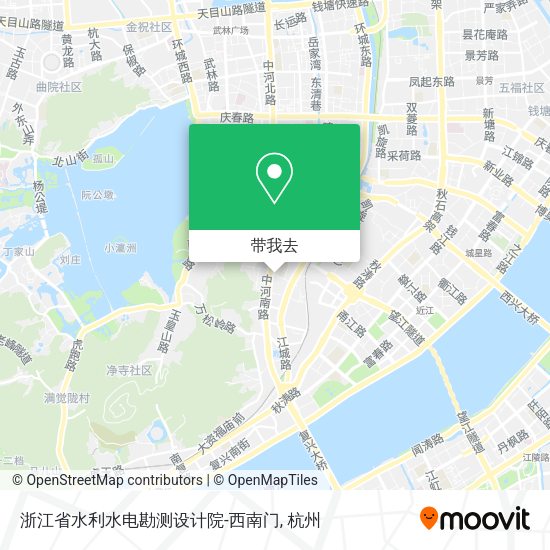 浙江省水利水电勘测设计院-西南门地图