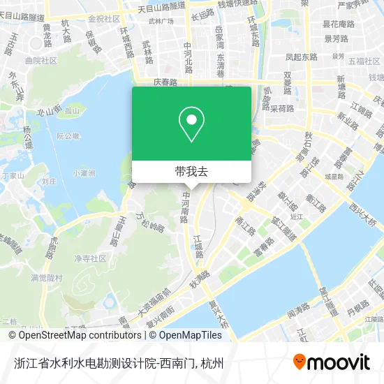 浙江省水利水电勘测设计院-西南门地图