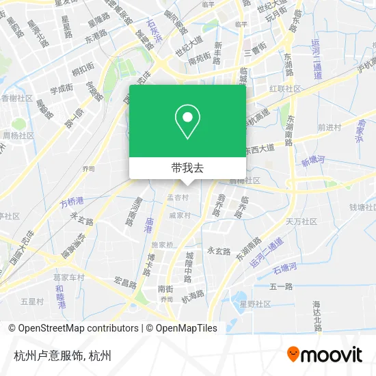 杭州卢意服饰地图