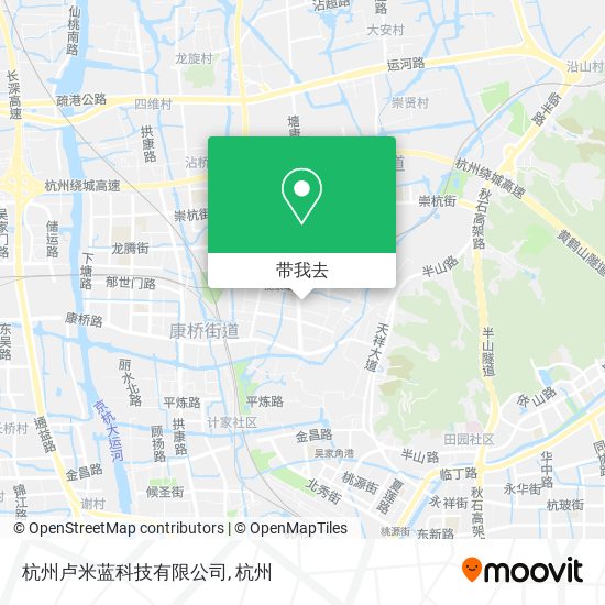 杭州卢米蓝科技有限公司地图