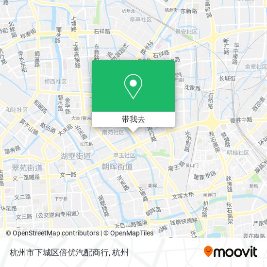 杭州市下城区倍优汽配商行地图