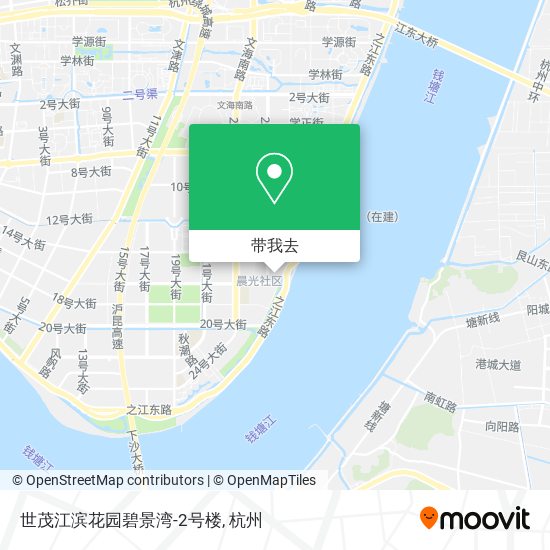 世茂江滨花园碧景湾-2号楼地图