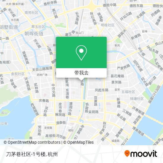 刀茅巷社区-1号楼地图