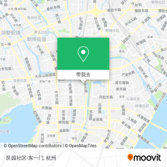 艮园社区-东一门地图