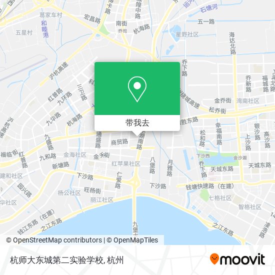 杭师大东城第二实验学校地图