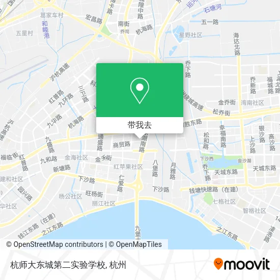 杭师大东城第二实验学校地图