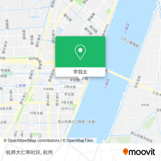 杭师大仁和社区地图