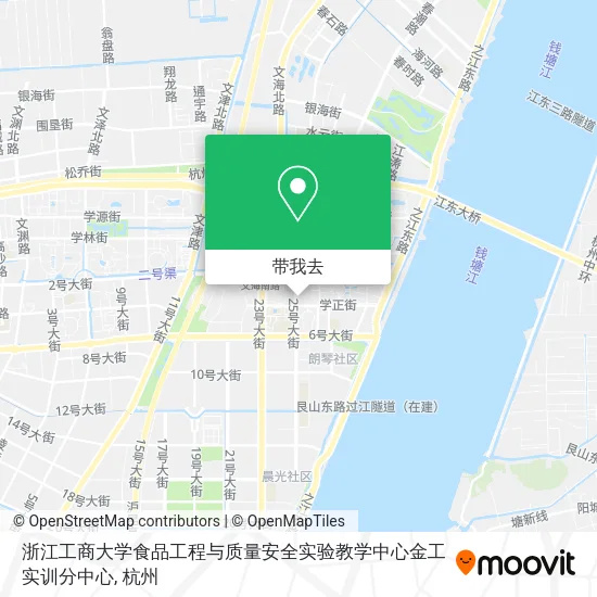 浙江工商大学食品工程与质量安全实验教学中心金工实训分中心地图