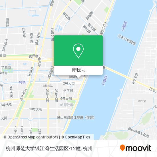 杭州师范大学钱江湾生活园区-12幢地图