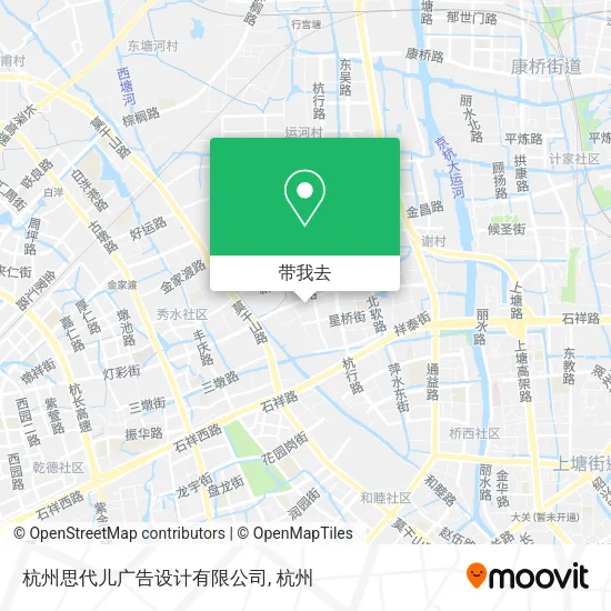 杭州思代儿广告设计有限公司地图