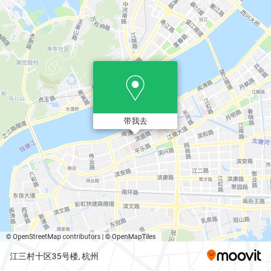 江三村十区35号楼地图