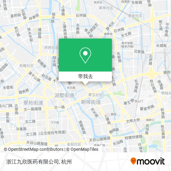 浙江九欣医药有限公司地图