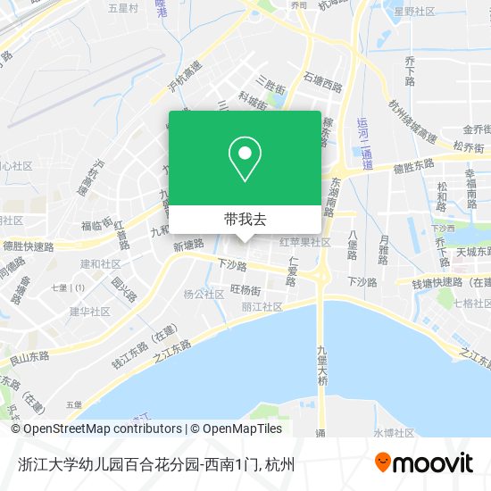 浙江大学幼儿园百合花分园-西南1门地图