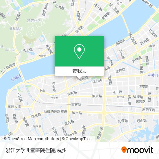 浙江大学儿童医院住院地图