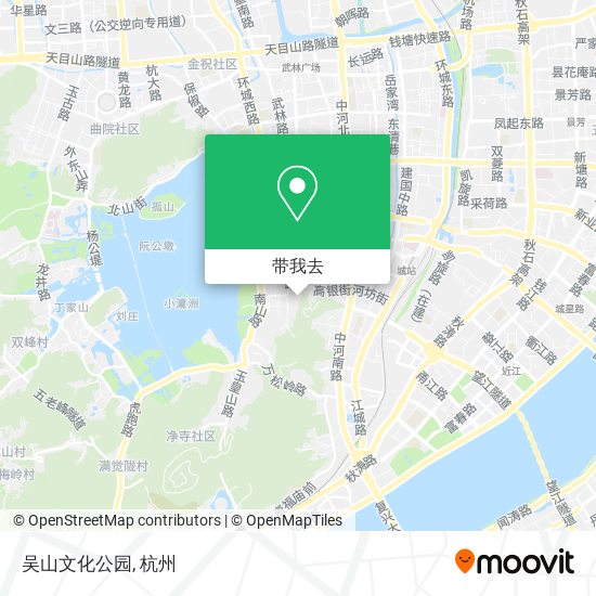 吴山文化公园地图