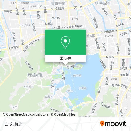 岳坟地图