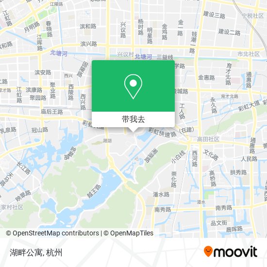 湖畔公寓地图