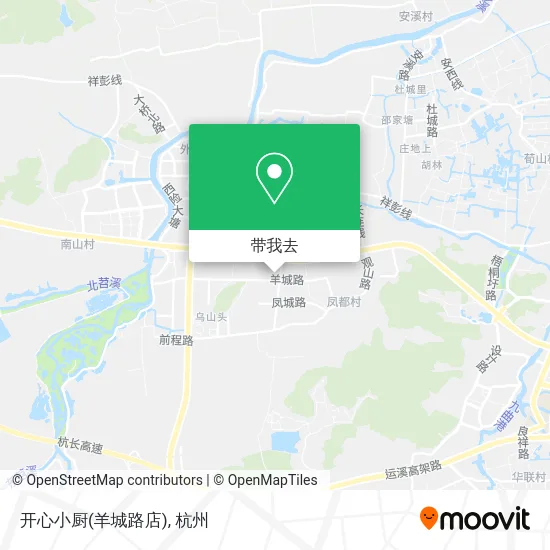 开心小厨(羊城路店)地图