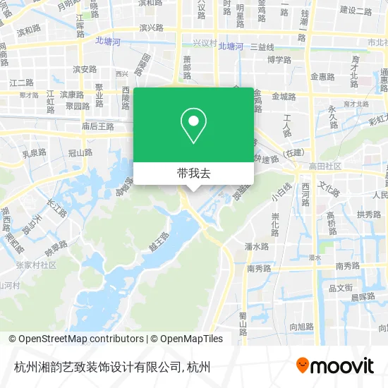 杭州湘韵艺致装饰设计有限公司地图