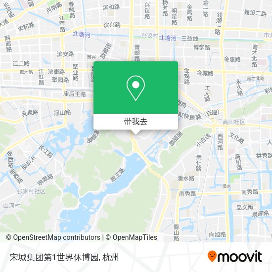 宋城集团第1世界休博园地图