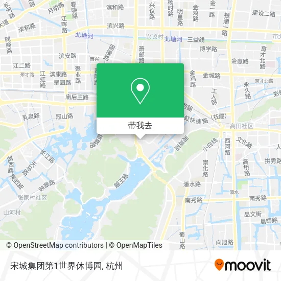 宋城集团第1世界休博园地图