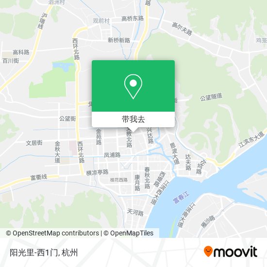 阳光里-西1门地图