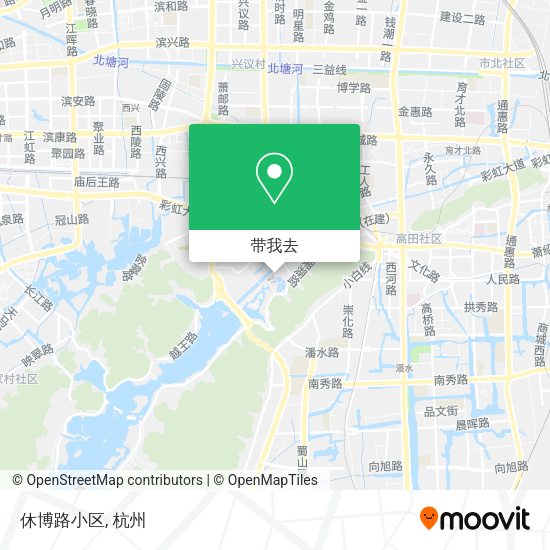 休博路小区地图