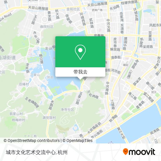 城市文化艺术交流中心地图