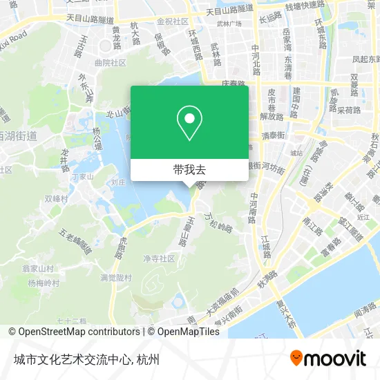 城市文化艺术交流中心地图
