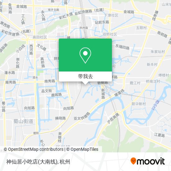 神仙居小吃店(大南线)地图