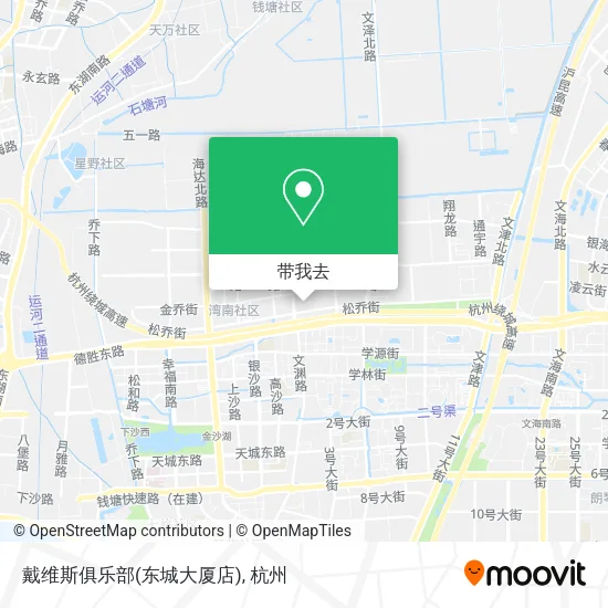 戴维斯俱乐部(东城大厦店)地图