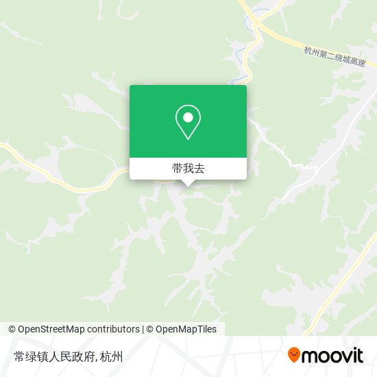 常绿镇人民政府地图