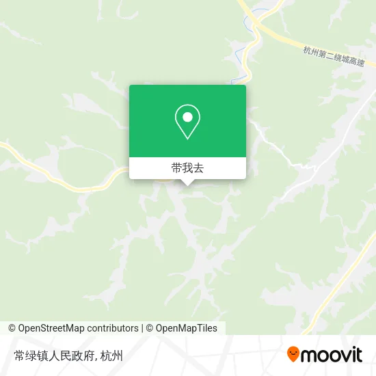 常绿镇人民政府地图