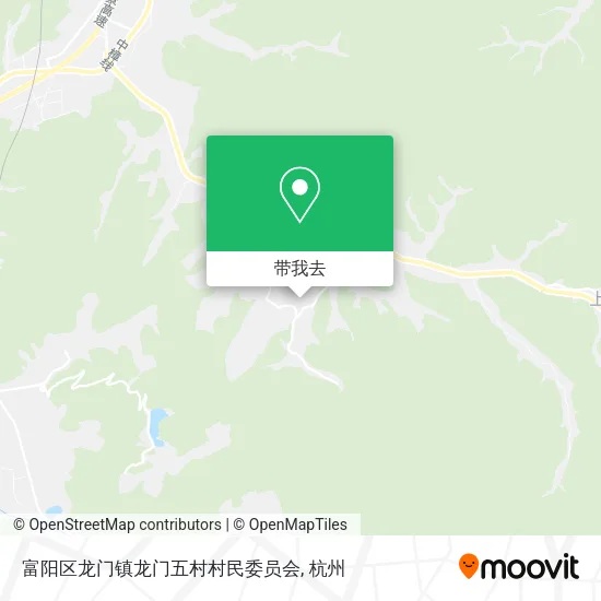 富阳区龙门镇龙门五村村民委员会地图