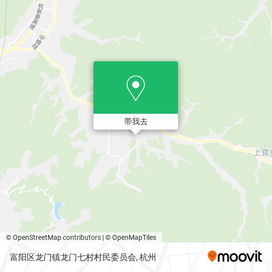 富阳区龙门镇龙门七村村民委员会地图