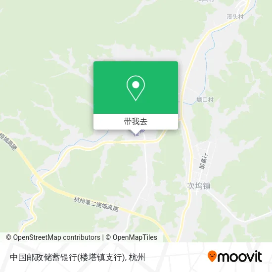 中国邮政储蓄银行(楼塔镇支行)地图