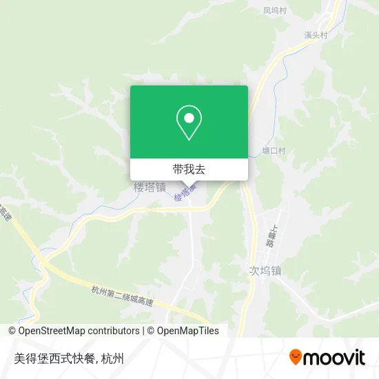 美得堡西式快餐地图