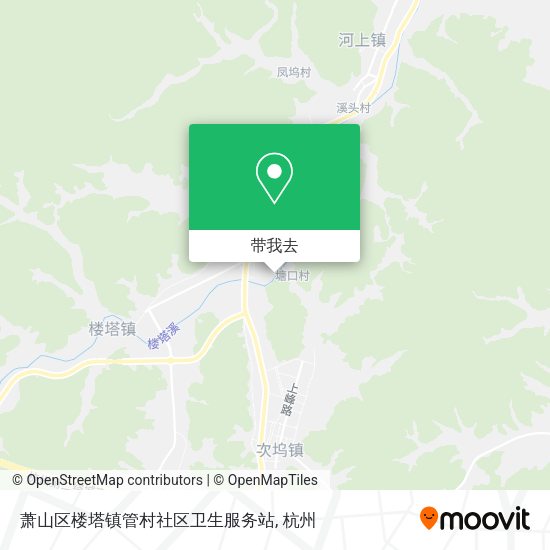 萧山区楼塔镇管村社区卫生服务站地图